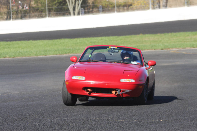 The roll, even with a Racing Beat front sway bar! (i fixed the brake ducts, don’t worry, they were just temporarily zip tied here)